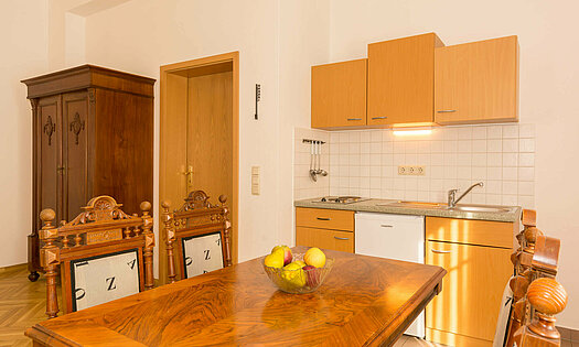 Ferienwohnung13 in Pension ANKER, Sitzecke, Küchenecke - Rügen, Binz