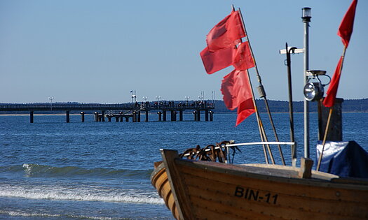 Binzer Seebrücke, Pension Anker, Binz - Rügen Binzer Seebrücke, Pension Anker, Binz - Rügen