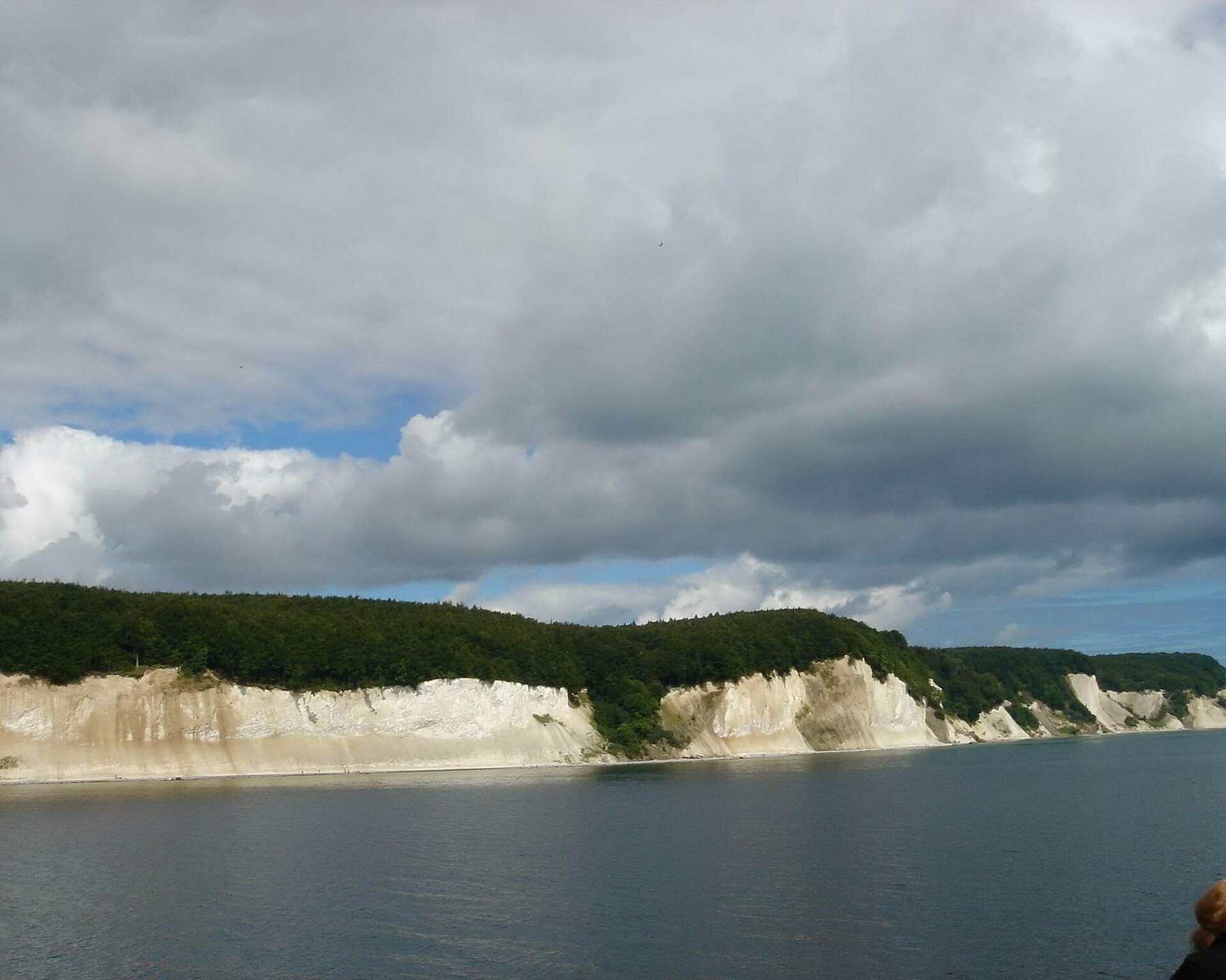 Kreidefelsen auf Rügen mit Blick vom Meer