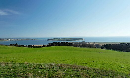 Klein Zicker auf Rügen mit Küstenlandschaft - Pension Anker, Binz