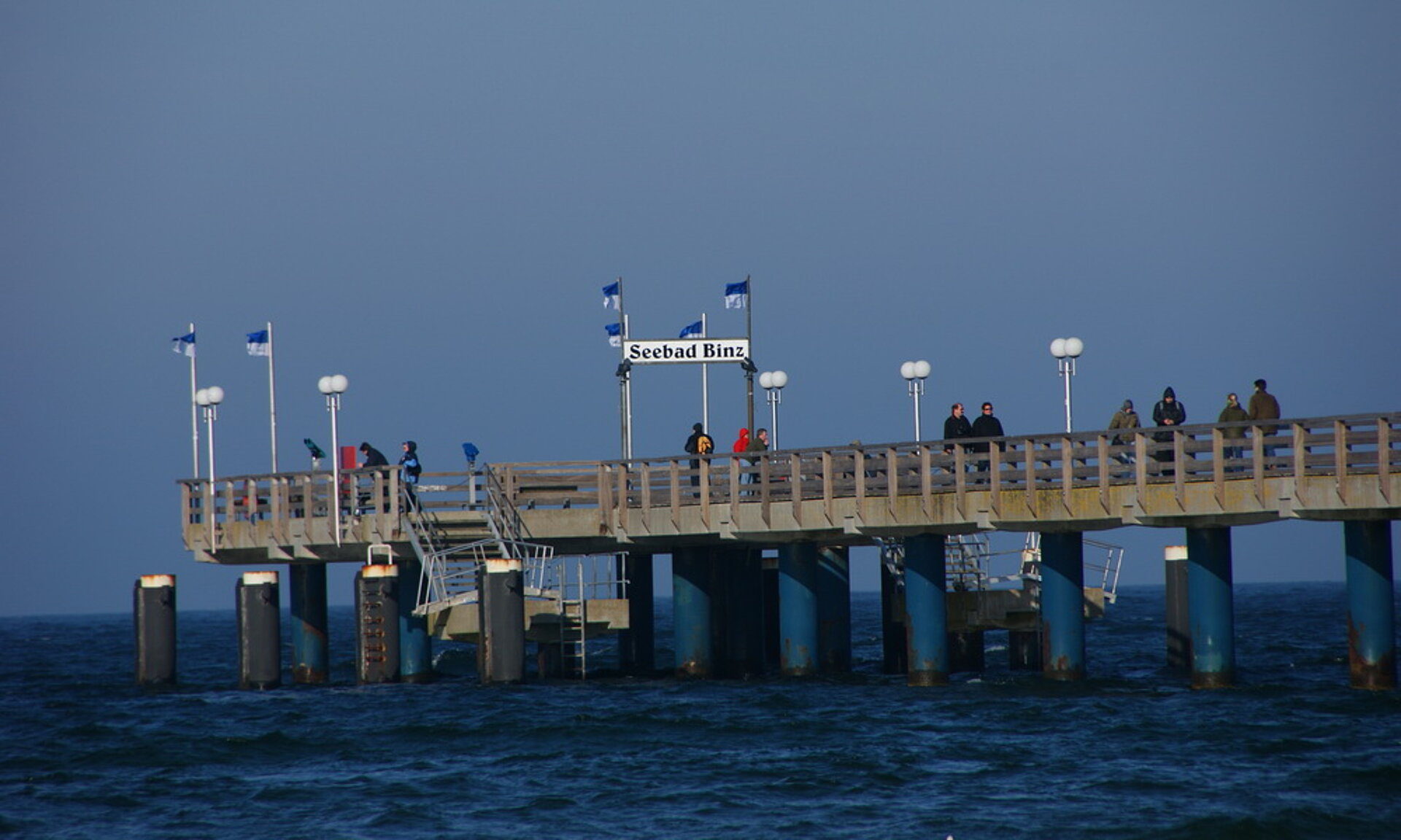 Binzer Seebrücke & Strandpromenade, Pension Anker, Binz - Rügen