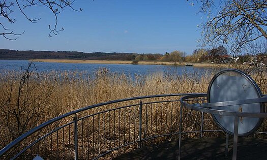 Blick auf Schmachter See, Pension Anker, Binz - Rügen Blick auf Schmachter See, Pension Anker, Binz - Rügen