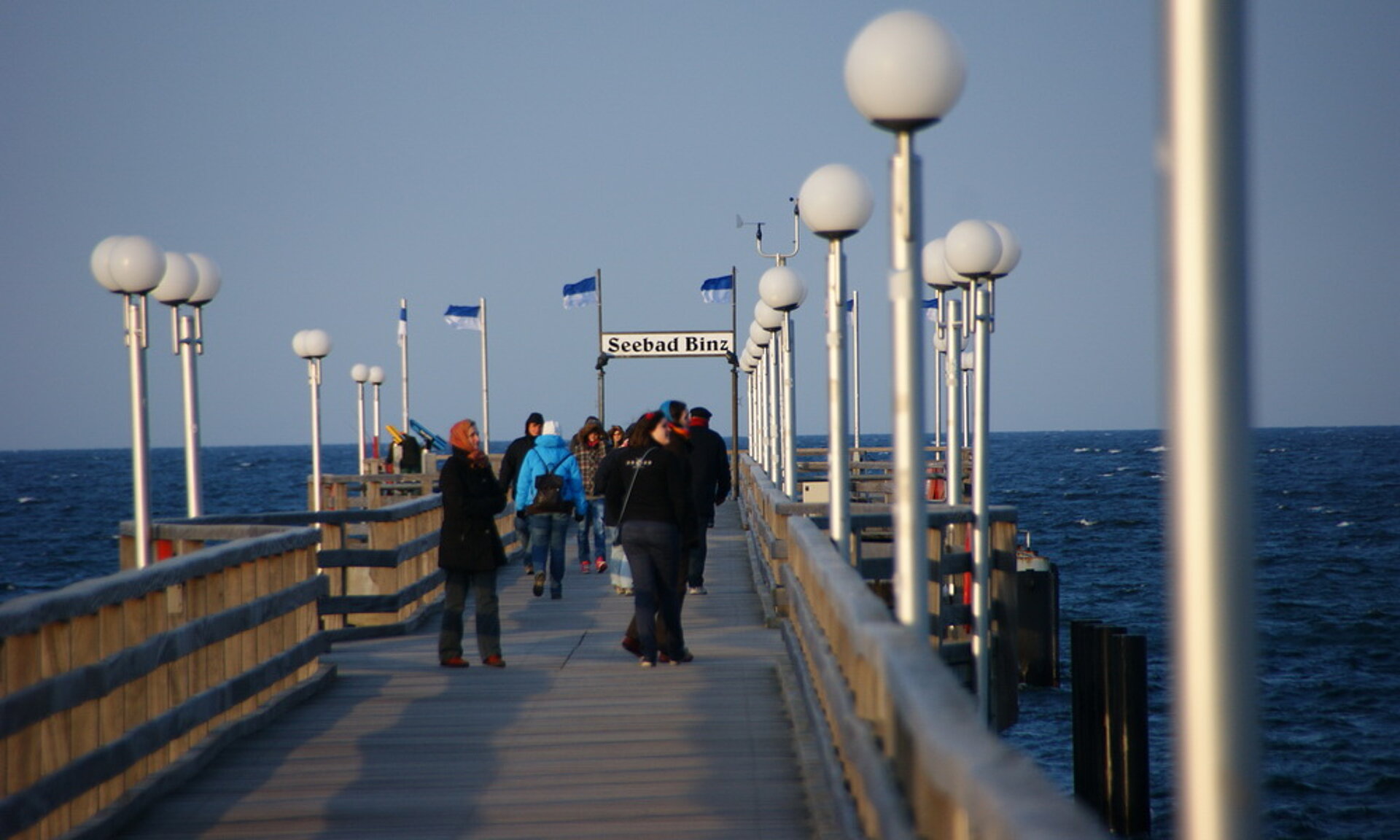 Binzer Seebrücke, Pension Anker, Binz - Rügen