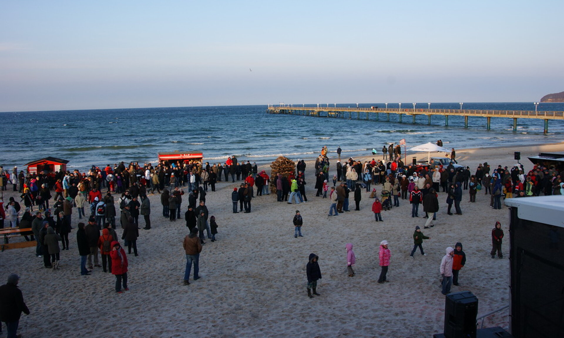 Osterfeuer, Pension Anker, Binz - Rügen