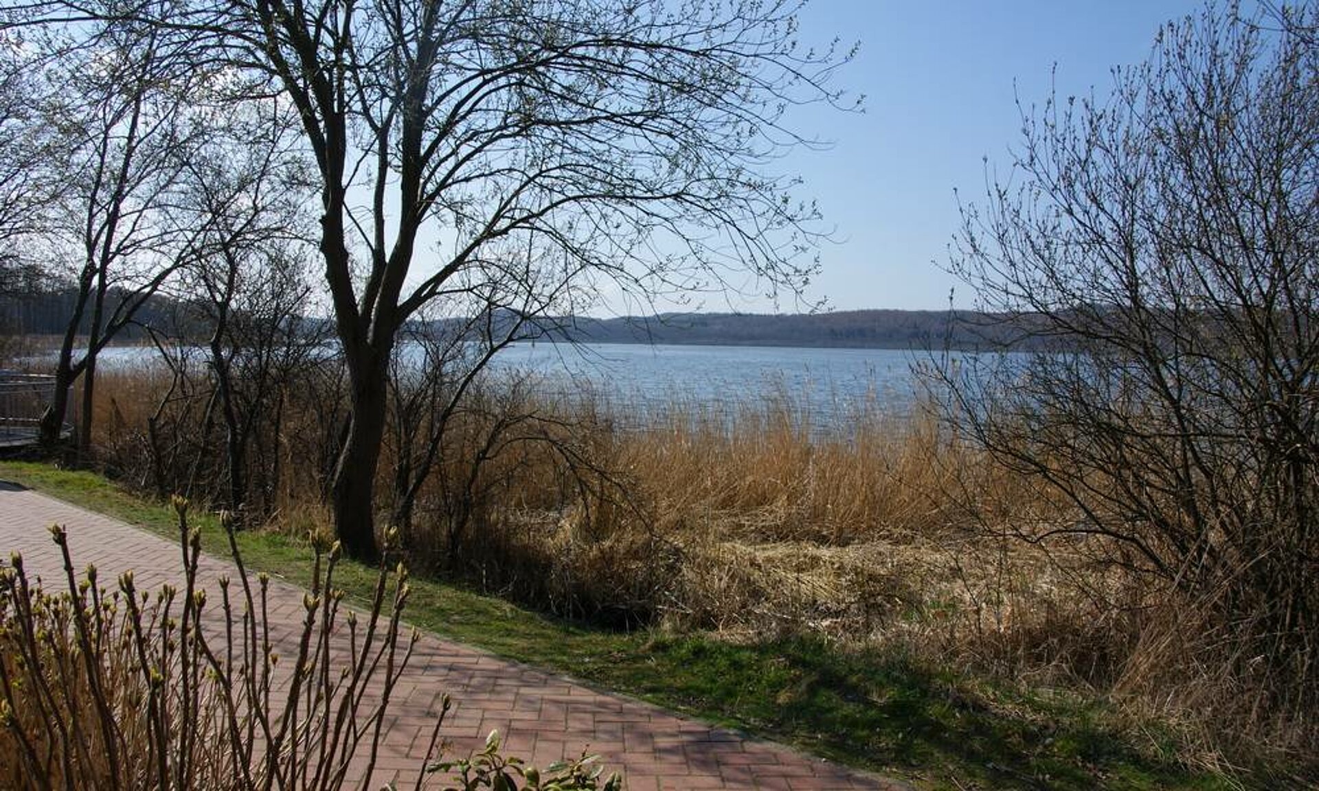 Hinterausgang Pensionsgelände am Schmachter See, Binz - Rügen