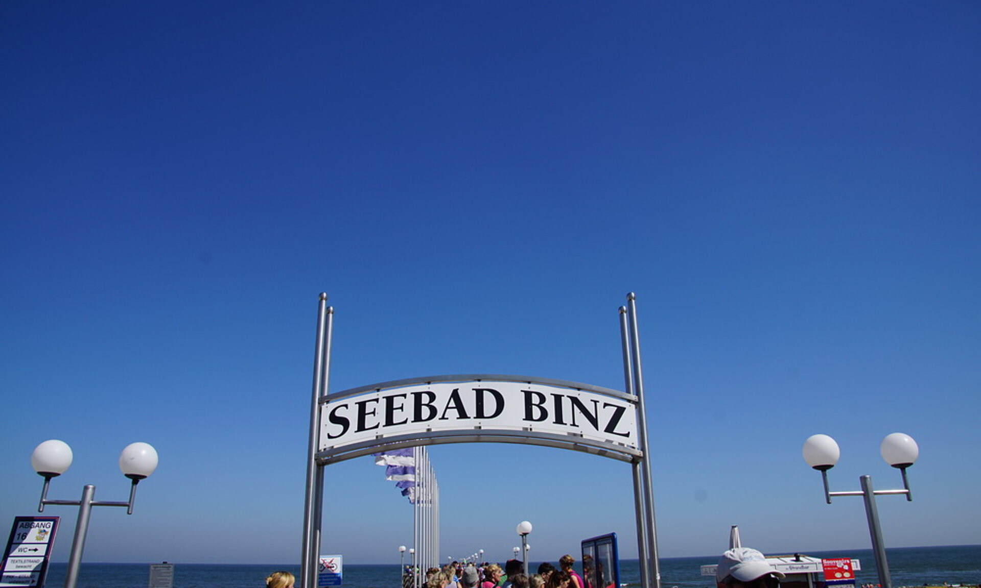 Seebrücke Binz, Pension Anker - Rügen