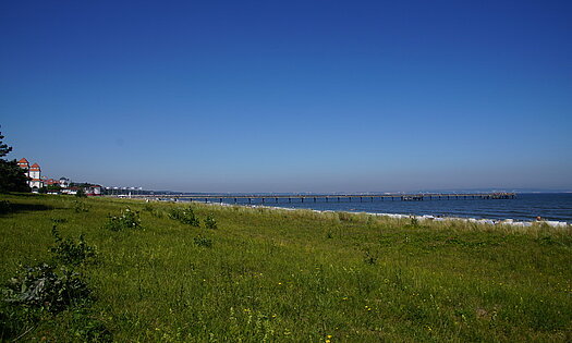 Binzer Seebrücke und Kurhaus - Rügen, Pension ANKER