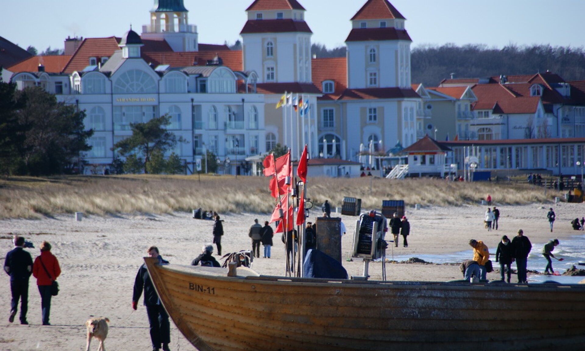 Schiffsverkehr & Binzer Kurhaus, Pension Anker, Binz - Rügen