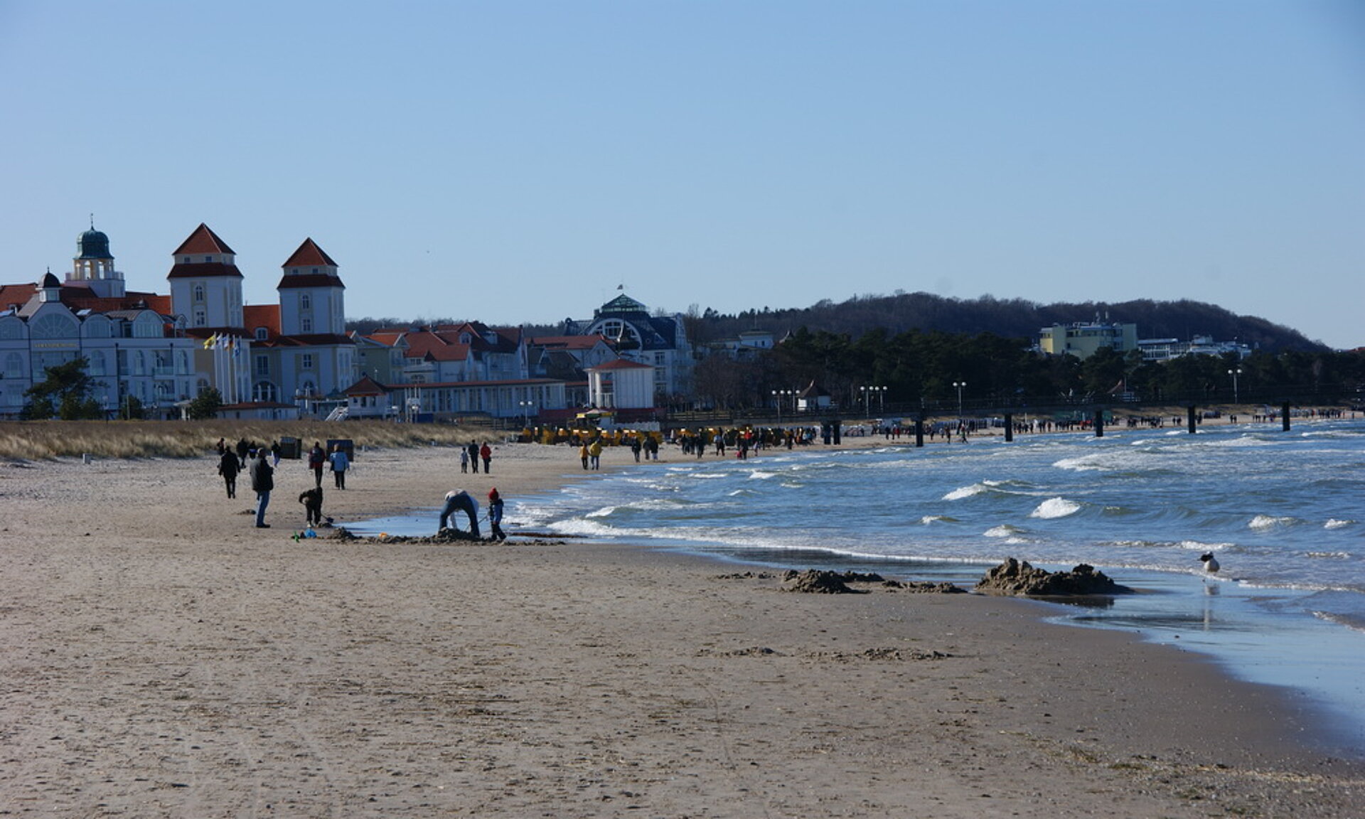 Binzer Strand, Pension Anker, Binz - Rügen